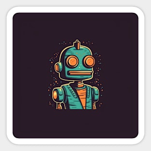 Cute robot Sticker